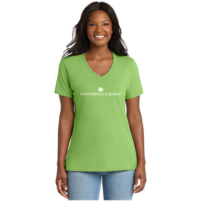 MPG Women's Core Cotton V-Neck Tee
